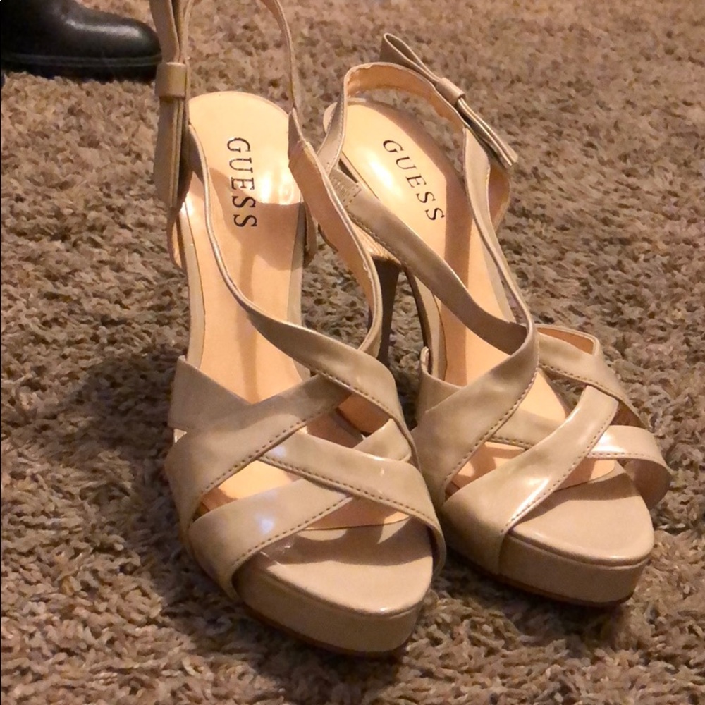 nude heels 3.5 inch